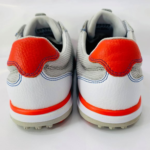 Ashworth Women's Cardiff ADC Golf Shoes Size 6.5 White Gray Orange Sneakers - Picture 3 of 8
